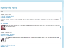 Tablet Screenshot of nigerdailynews.blogspot.com