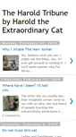 Mobile Screenshot of haroldtheextraordinarycat.blogspot.com