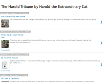 Tablet Screenshot of haroldtheextraordinarycat.blogspot.com