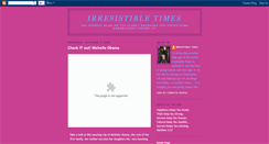 Desktop Screenshot of irresistibletimes.blogspot.com