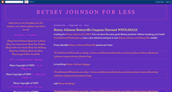 Desktop Screenshot of betseyjohnsoncoupons.blogspot.com