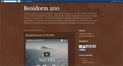 Desktop Screenshot of benidorm200.blogspot.com