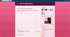 Desktop Screenshot of joelovesmarycherry.blogspot.com