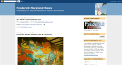 Desktop Screenshot of fredericknewsblog.blogspot.com