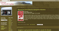 Desktop Screenshot of lib-la-geographie-actu-voyage.blogspot.com