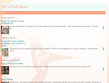 Tablet Screenshot of bevscraftspace.blogspot.com