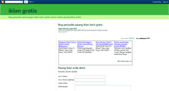 Desktop Screenshot of iklanbarisgede.blogspot.com