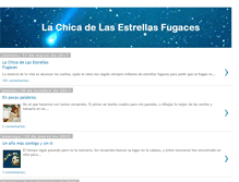 Tablet Screenshot of lachicadelasestrellasfugaces.blogspot.com