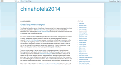 Desktop Screenshot of chinahotels2014.blogspot.com