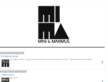 Tablet Screenshot of miniandmaximus.blogspot.com