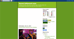 Desktop Screenshot of hollywoodnews-recent.blogspot.com