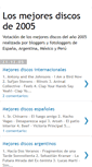 Mobile Screenshot of mejores-discos-2005.blogspot.com