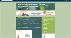 Desktop Screenshot of blumenversender.blogspot.com