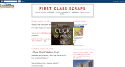 Desktop Screenshot of firstclassscraps.blogspot.com