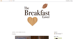 Desktop Screenshot of breakfastlover.blogspot.com