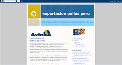 Desktop Screenshot of exportacionpollosperu.blogspot.com