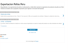 Tablet Screenshot of exportacionpollosperu.blogspot.com