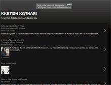 Tablet Screenshot of kketish.blogspot.com