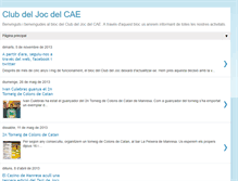 Tablet Screenshot of clubdeljoc.blogspot.com