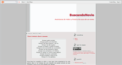 Desktop Screenshot of buscandonovio.blogspot.com