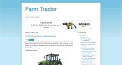 Desktop Screenshot of farmtractormachinery.blogspot.com