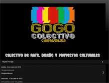 Tablet Screenshot of gogocolectivoarte.blogspot.com