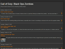 Tablet Screenshot of cod-blackops-zombies.blogspot.com