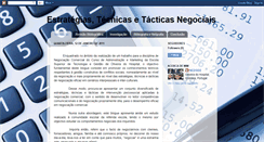 Desktop Screenshot of estrategiastecnicasetacticasnegociais.blogspot.com