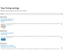 Tablet Screenshot of live-savings4g3w.blogspot.com