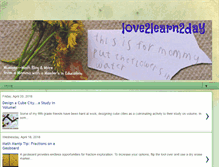 Tablet Screenshot of love2learn2day.blogspot.com