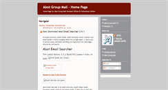 Desktop Screenshot of abot-group-mail.blogspot.com
