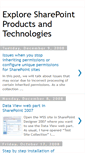 Mobile Screenshot of exploresharepoint.blogspot.com