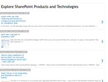 Tablet Screenshot of exploresharepoint.blogspot.com