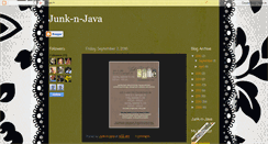 Desktop Screenshot of junk-n-java.blogspot.com