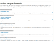 Tablet Screenshot of etsionchangeaitlemonde.blogspot.com