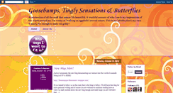 Desktop Screenshot of goosebumpstinglysensationsbutterflies.blogspot.com