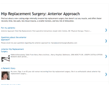 Tablet Screenshot of hipreplacementsurgery.blogspot.com