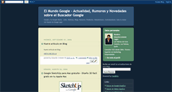 Desktop Screenshot of elmundogoogle.blogspot.com
