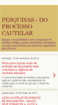 Mobile Screenshot of pesquisascautelar.blogspot.com