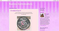 Desktop Screenshot of karins-kortemakeri.blogspot.com