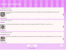 Tablet Screenshot of karins-kortemakeri.blogspot.com