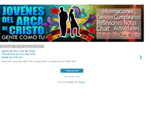 Tablet Screenshot of jovenesdelarcadecristo.blogspot.com