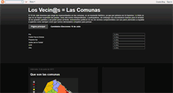 Desktop Screenshot of las15comunas.blogspot.com