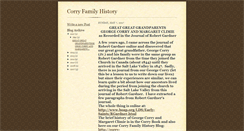 Desktop Screenshot of corry-history.blogspot.com