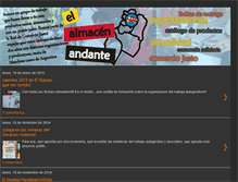 Tablet Screenshot of elalmacenandante.blogspot.com