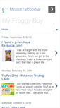 Mobile Screenshot of myfroggyboy.blogspot.com