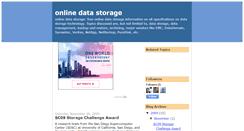Desktop Screenshot of onlinedatastorage.blogspot.com