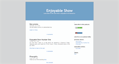 Desktop Screenshot of enjoyableshow.blogspot.com