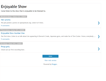 Tablet Screenshot of enjoyableshow.blogspot.com