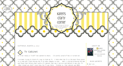 Desktop Screenshot of karenscraftycorner.blogspot.com